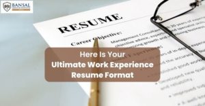 Here Is Your Ultimate Work Experience Resume Format